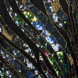 Small Judith Ann Late 1970s Sequin Cocktail Dress