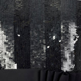 Small 1990s Little Black Dress Sequin Bill Blass Evening Cocktail LBD
