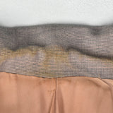 1950s Fitted Blazer in Pink and Gray Stripe