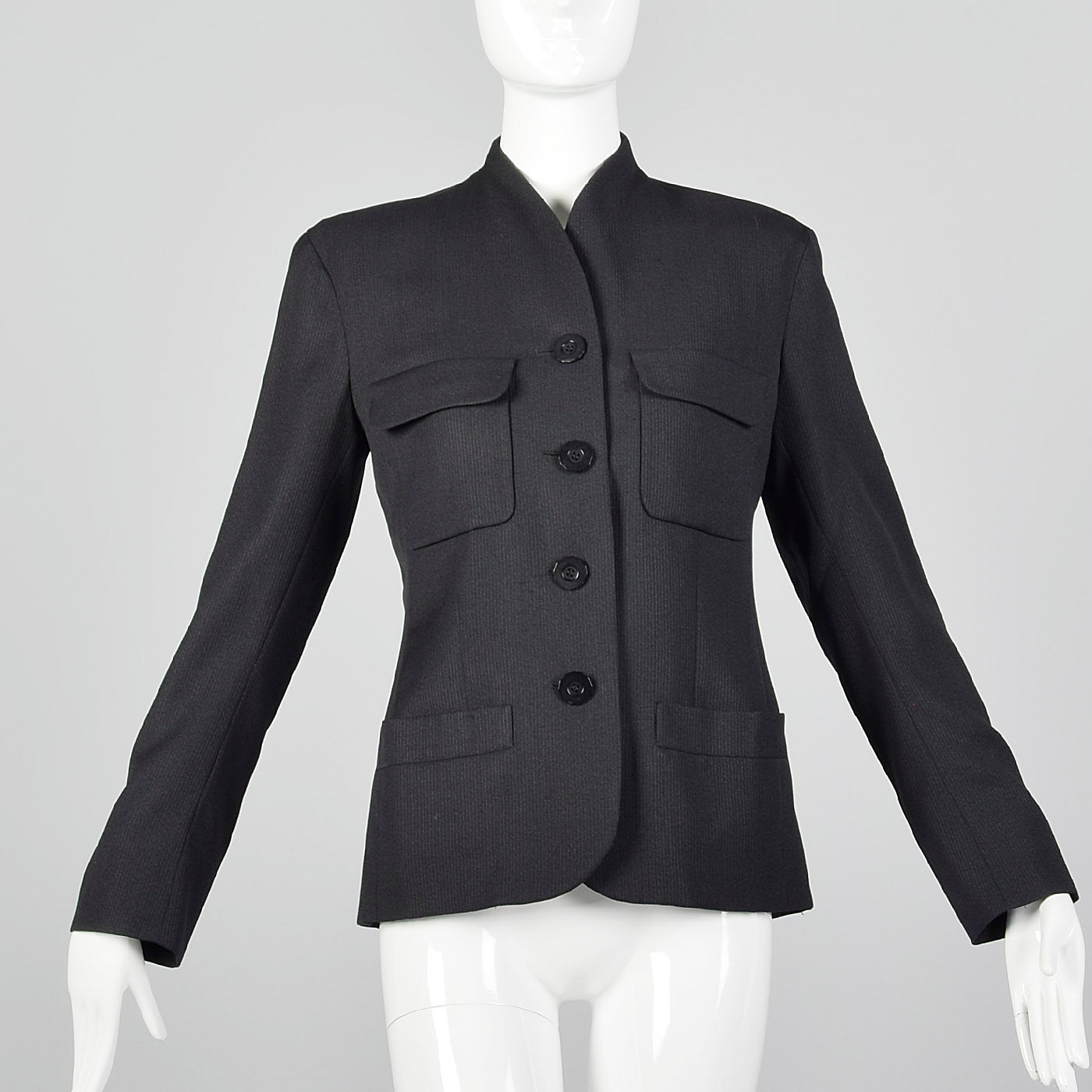 1990s Yves Saint Laurent Black Blazer