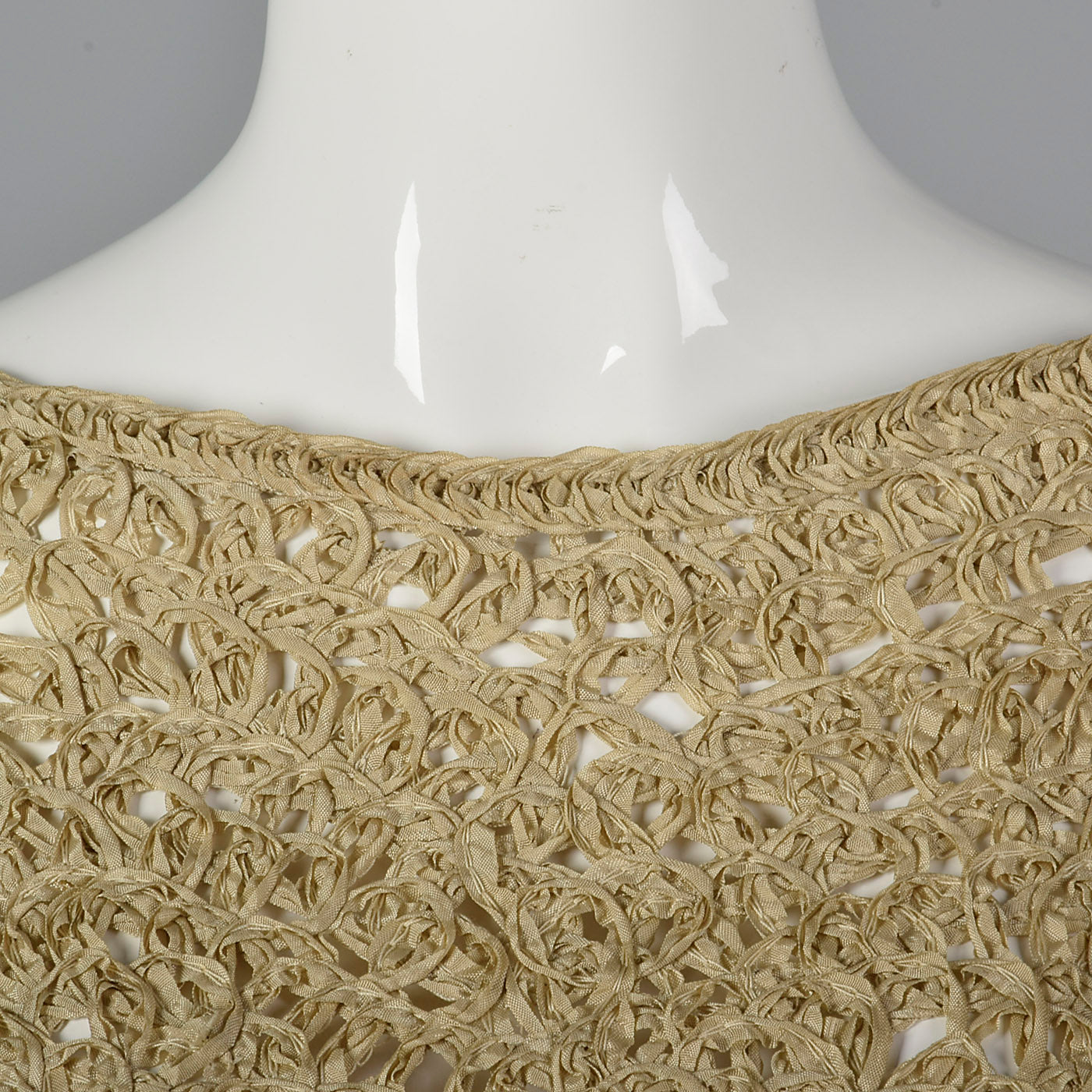 1960s Sheer Summer Ribbon Dress
