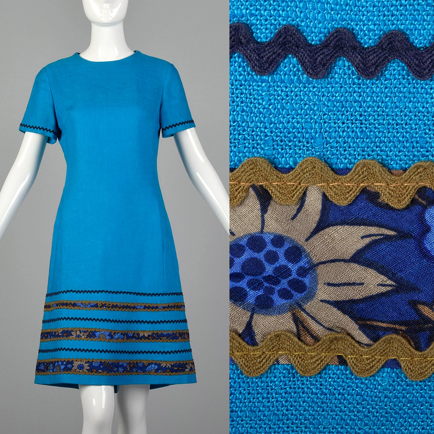 Small Vera Maxwell 1960s Shift Dress