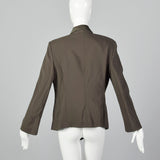 1980s Donna Karan Brown Blazer