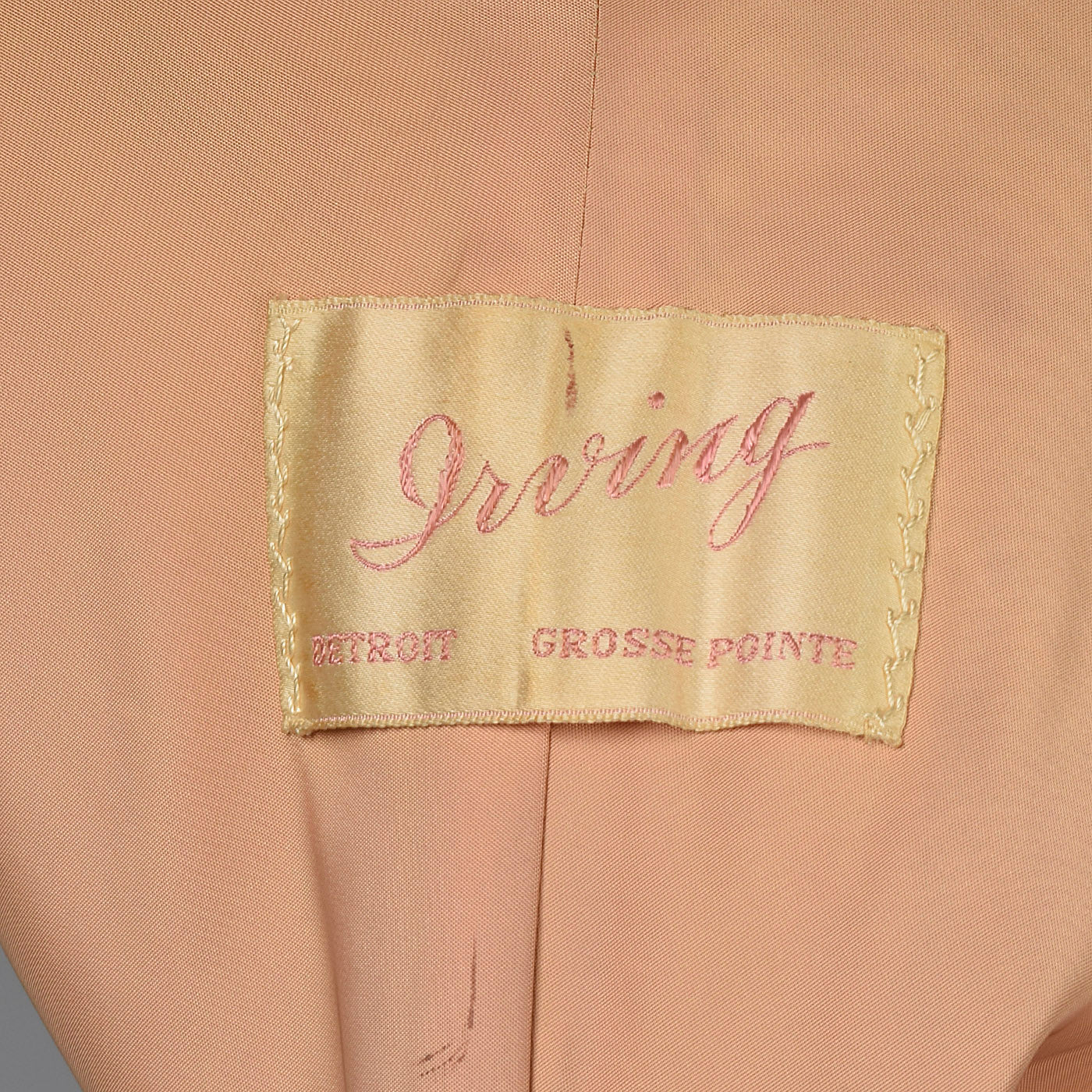1960s Metallic Gold Cape