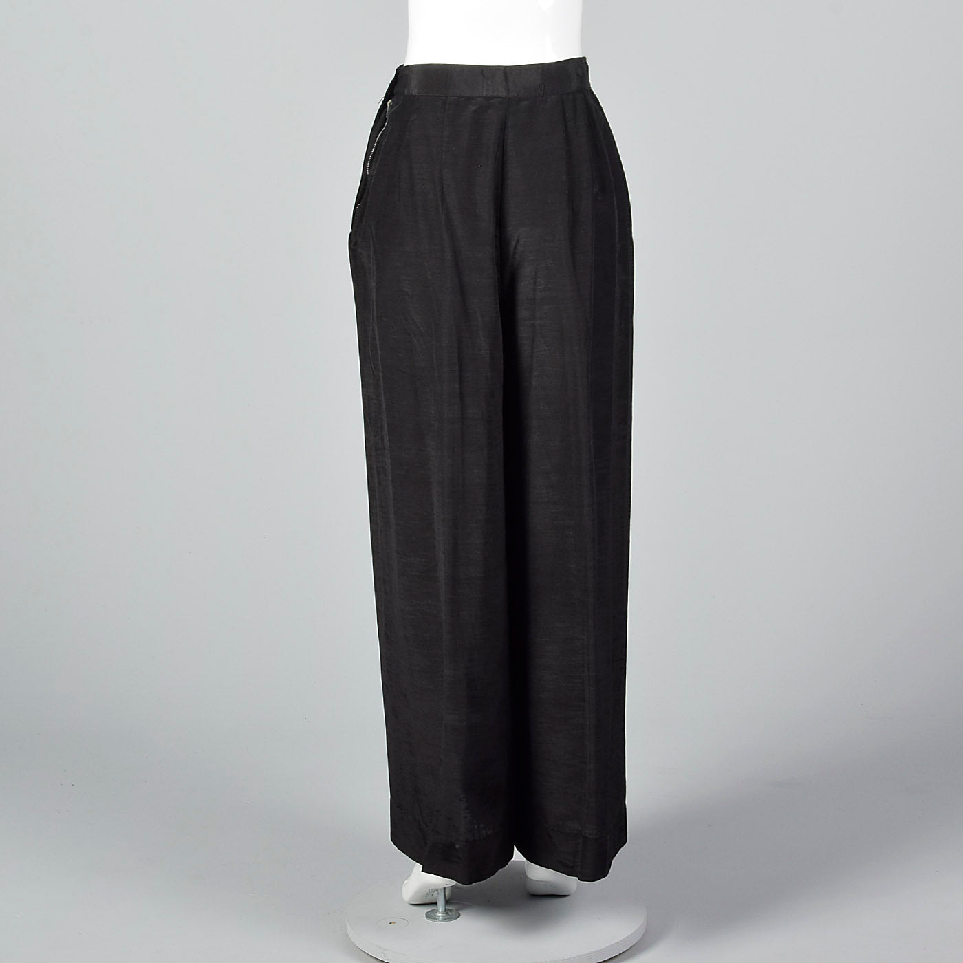 1930s Black Wide Leg Pants