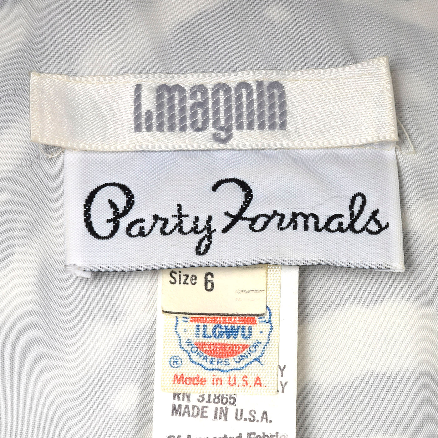 1980s I. Magnin Pencil Dress with Huge Sleeves