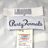1980s I. Magnin Pencil Dress with Huge Sleeves