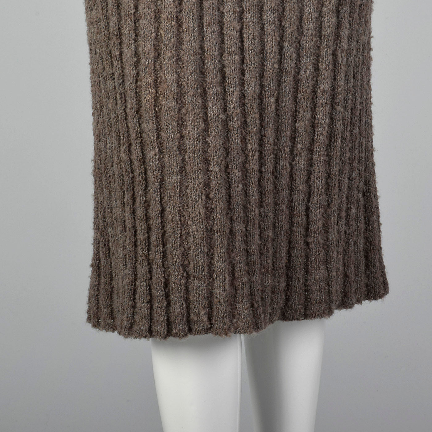1970s Knit Dress with Cowl Neck