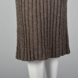 1970s Knit Dress with Cowl Neck