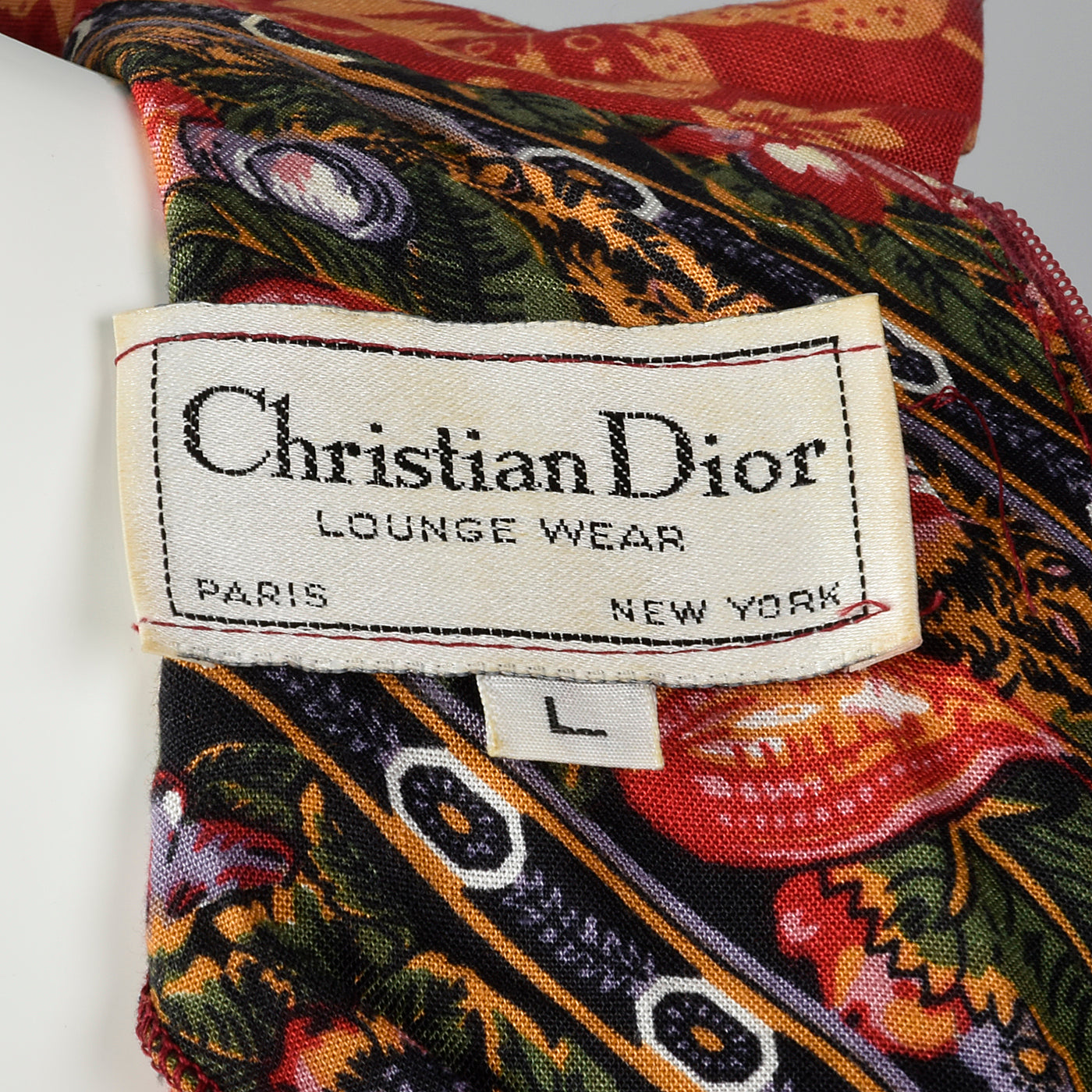 1970s Christian Dior Bohemian Loungewear Set