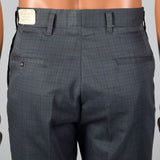 1970s Deadstock Grey Plaid Pants