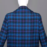 1950s Pendleton Tartan Plaid Coat