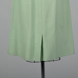 1950s Day Dress with Color Block Waist
