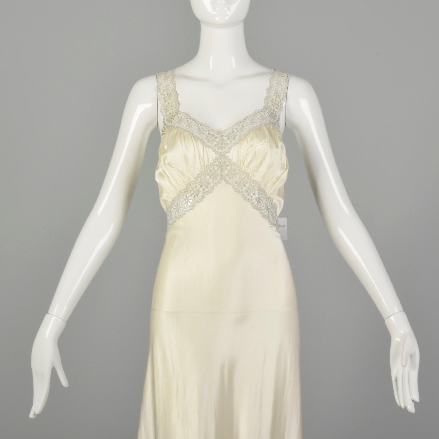 XS 1930s Bridal Nightgown Wedding Night Lingerie