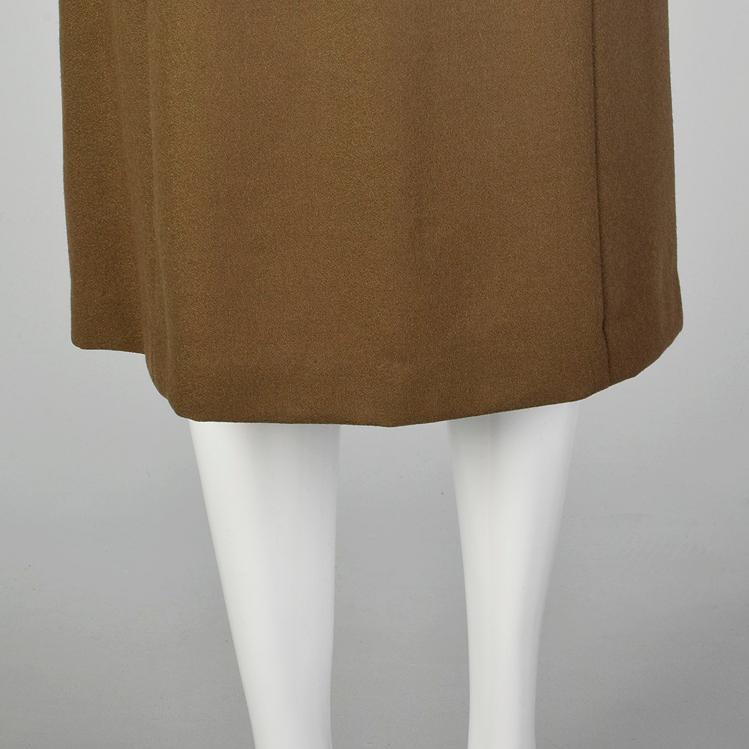 Small Givenchy 1980s Brown Wool Skirt