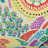1970s Psychedelic Print Maxi Dress with Bell Sleeves