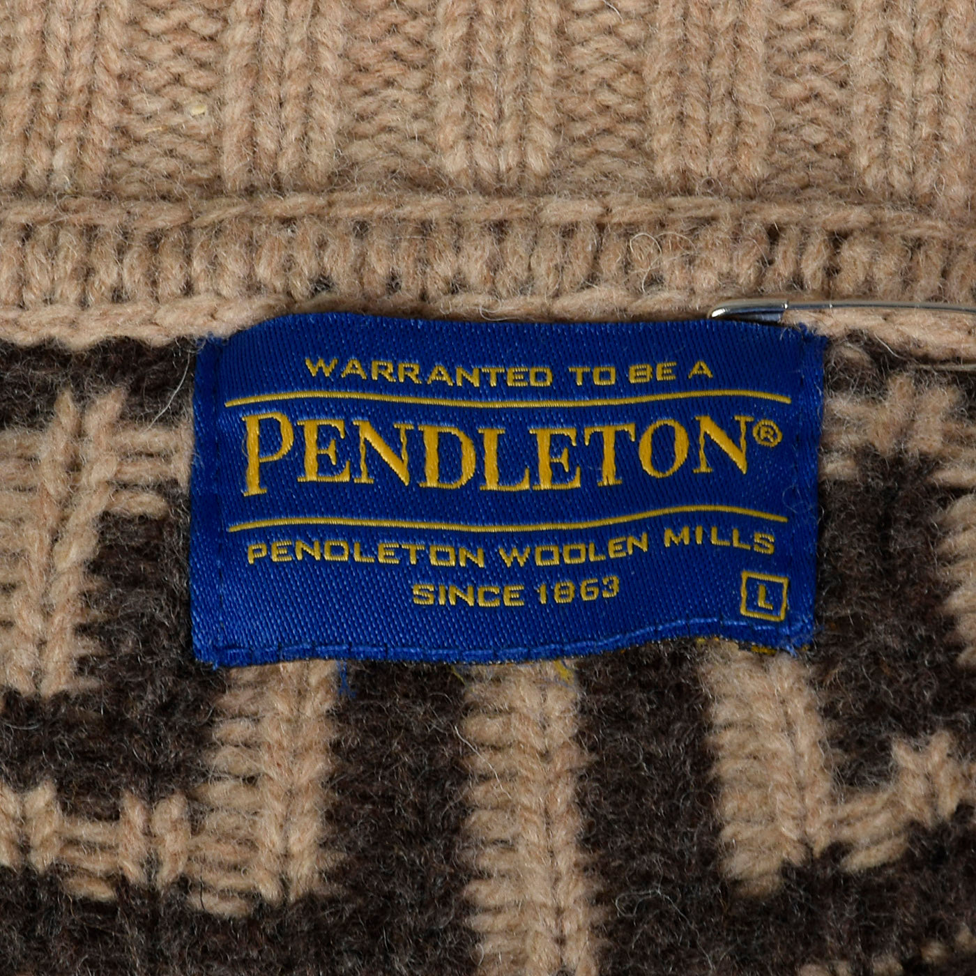 2000s Mens Pendleton Shawl Collar Cardigan
