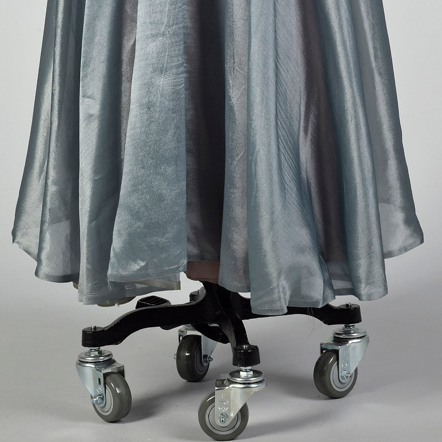 Medium 1950s Blue Long Formal Gown