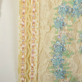 Medium 1980s Diane Freis Beaded Lace Jacket Spring Pastel Bolero