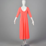1960s Saks Fifth Avenue Pink Lounge Robe