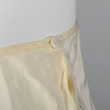 1940s Cream Tap Pants with Lace Trim
