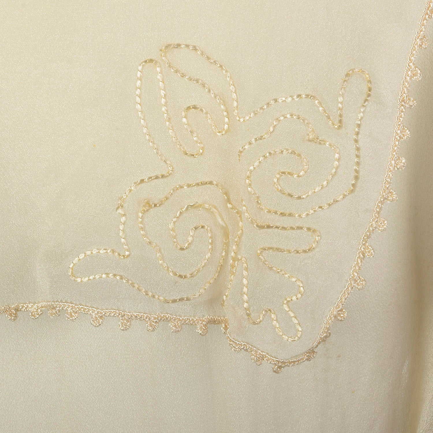 XS 1910s Edwardian Ivory Repro Dress