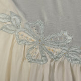 Small 1930s Silk Peignoir Set Bias Cut Nightgown Honeymoon Lingerie