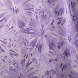 1950s Purple Floral Dress