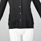 Medium Issey Miyake 1990s Pleated Cardigan