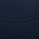 Anne Klein Navy Straight Wool Skirt