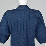 1980s Galanos Denim Set with Rhinestone Detail