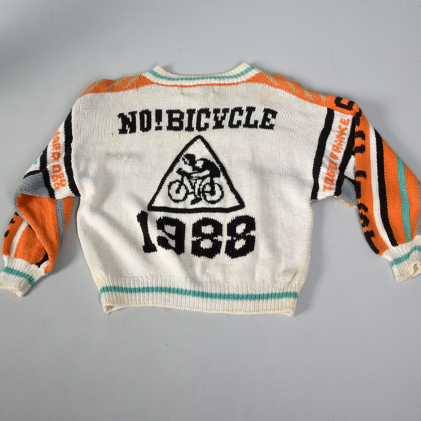 1980s Oversized Bicycle Novelty Sweater