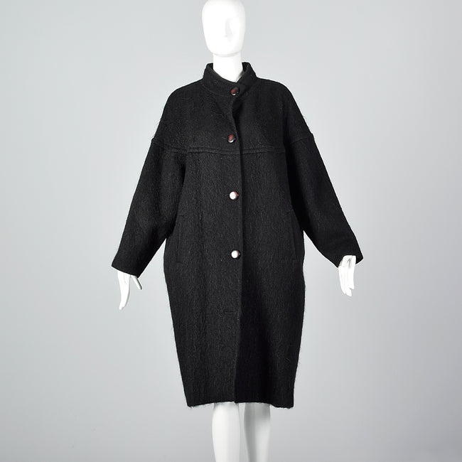 XL Guy Laroche Boutique 1980s Mohair Coat