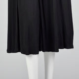 1980s Albert Nipon Black Dress