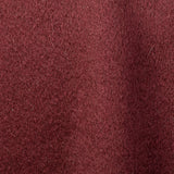 OSFM Alaskan Burgundy Cashmere Black Fox Fur Trim Wrap