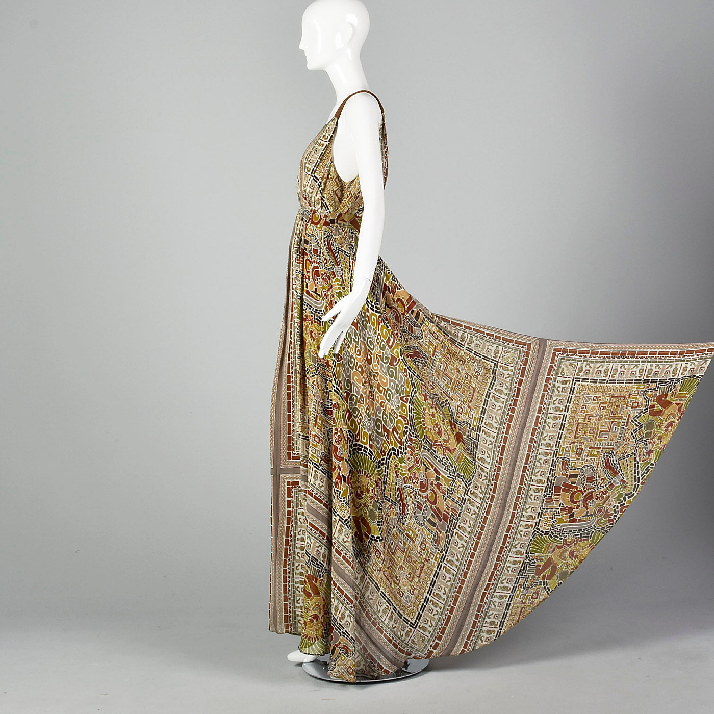 1990s Nicole Miller Sleeveless Silk Dress