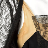 1930s Black Lace Evening Dress