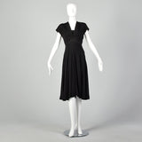Small 1940s Black Dress