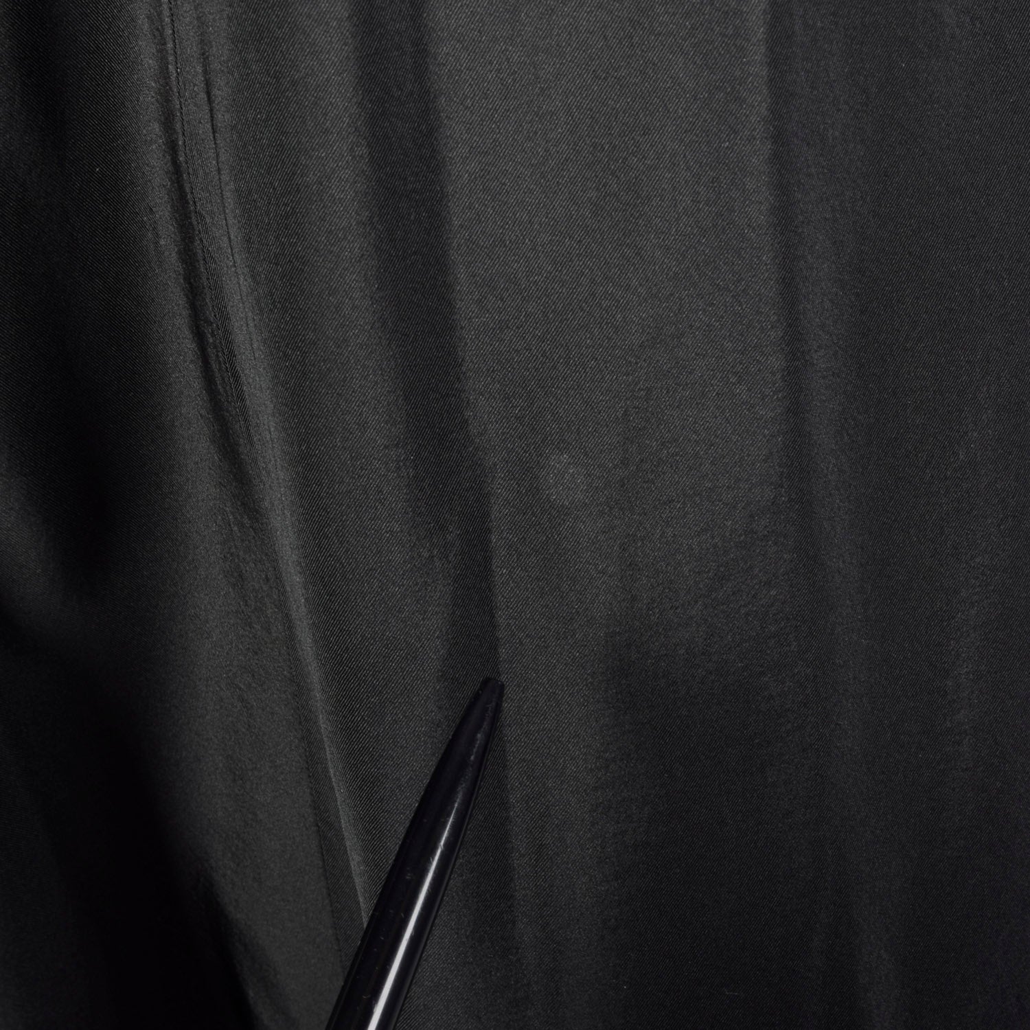 1940s Christian Dior Black Silk Evening Dress
