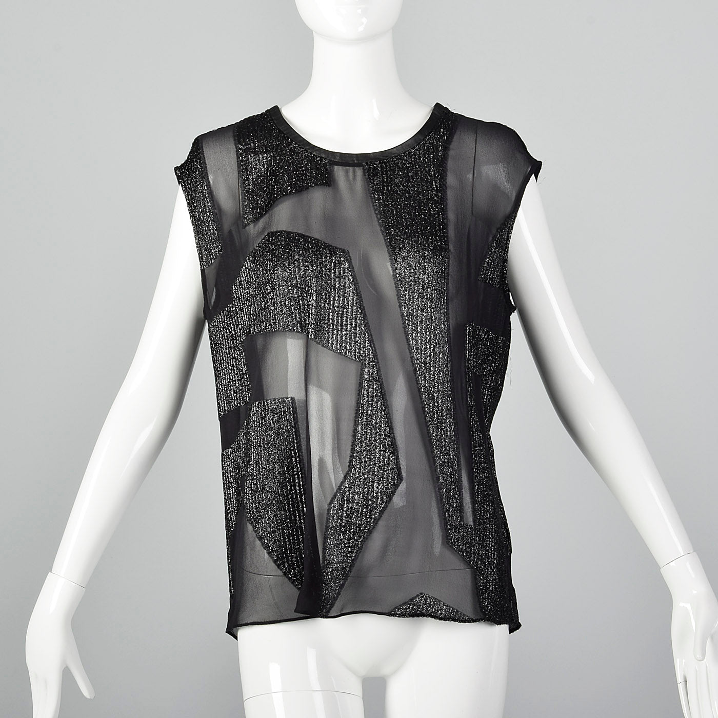 2010s Helmut Lang Black Tank Top