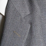 1950s Mens Silver and Red Atomic Fleck Jacket