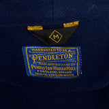 1950s Mens Pendleton Blue Wool Robe