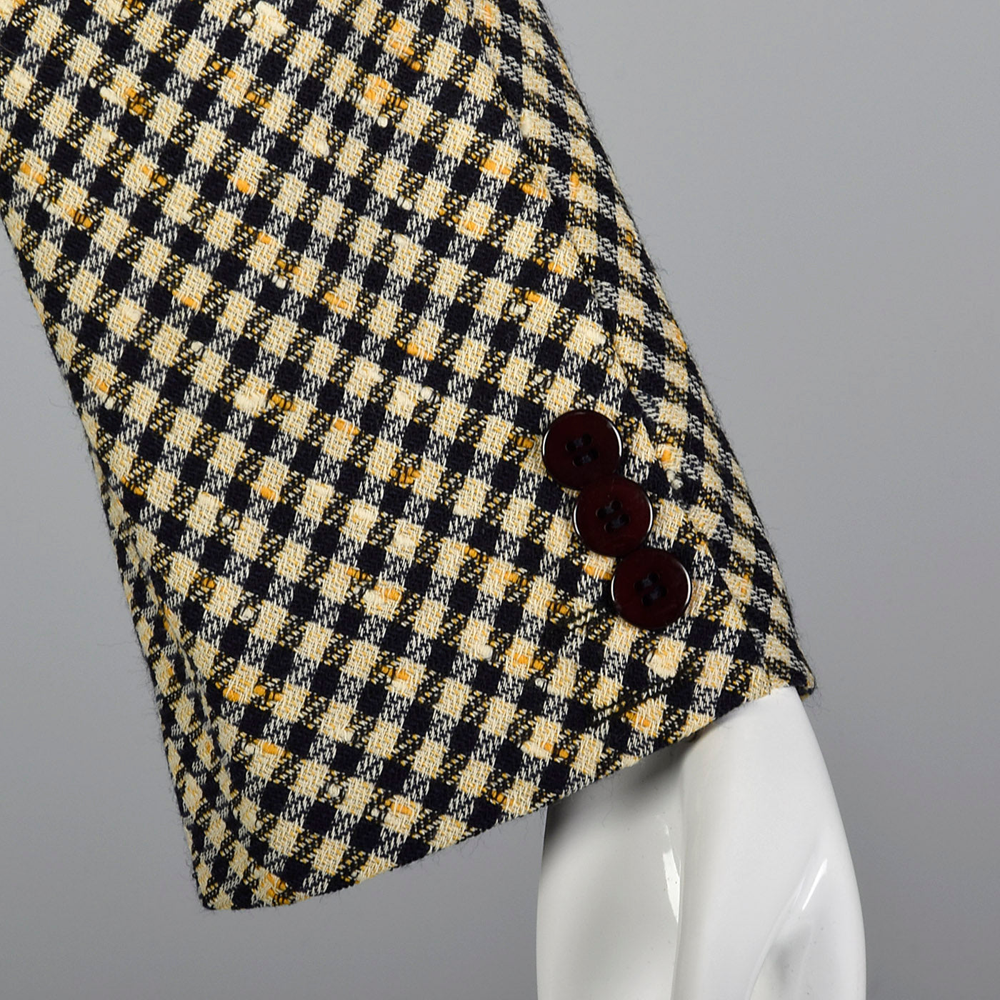 1980s Armani Black and Cream Jacket