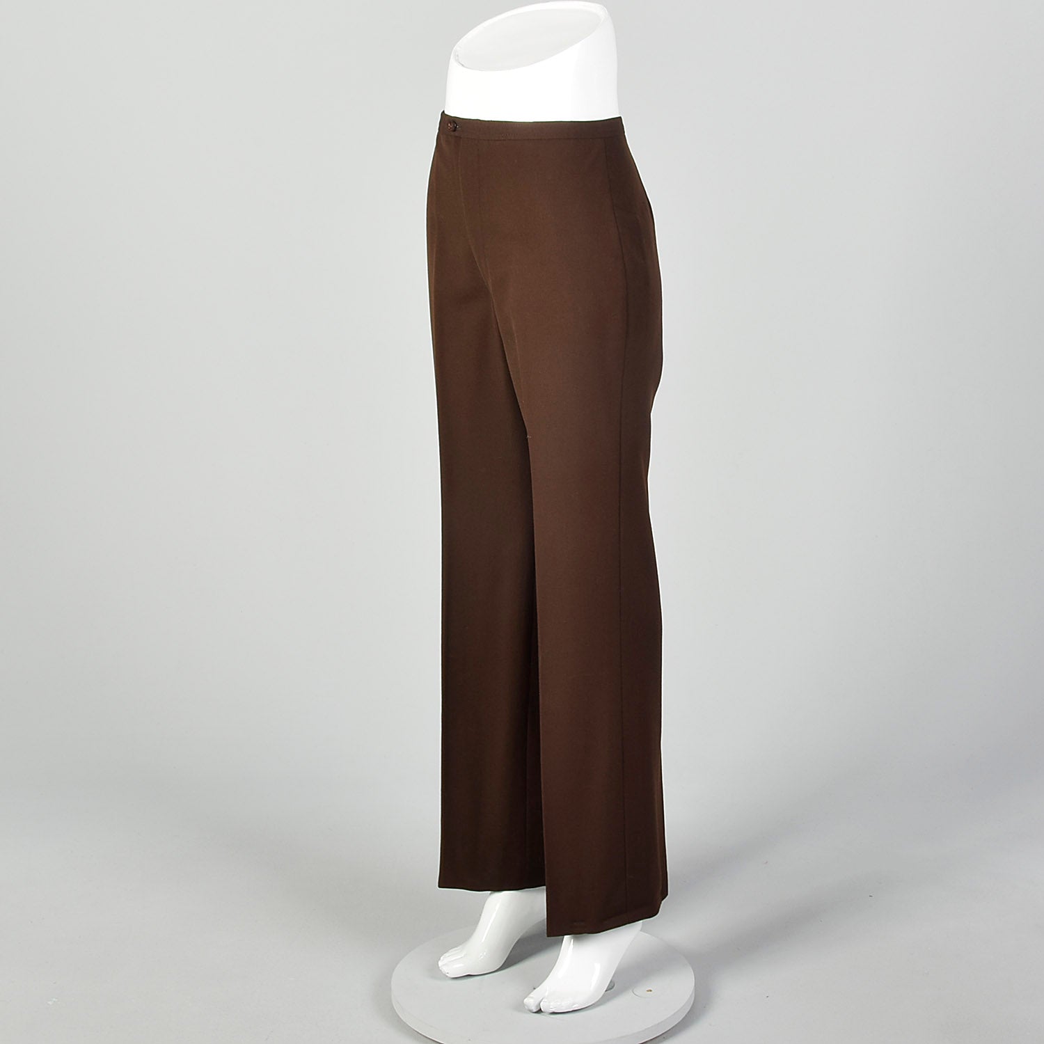 Small 1970s Brown Wide Leg Pants
