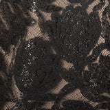 Small Bob Mackie 1990s  Black Mockneck Dress