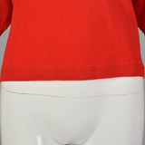 Medium 1990s Sonia Rykiel Red Tie-back Sweatshirt