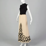 Medium 1970s Knit Dress with Appliqué Details