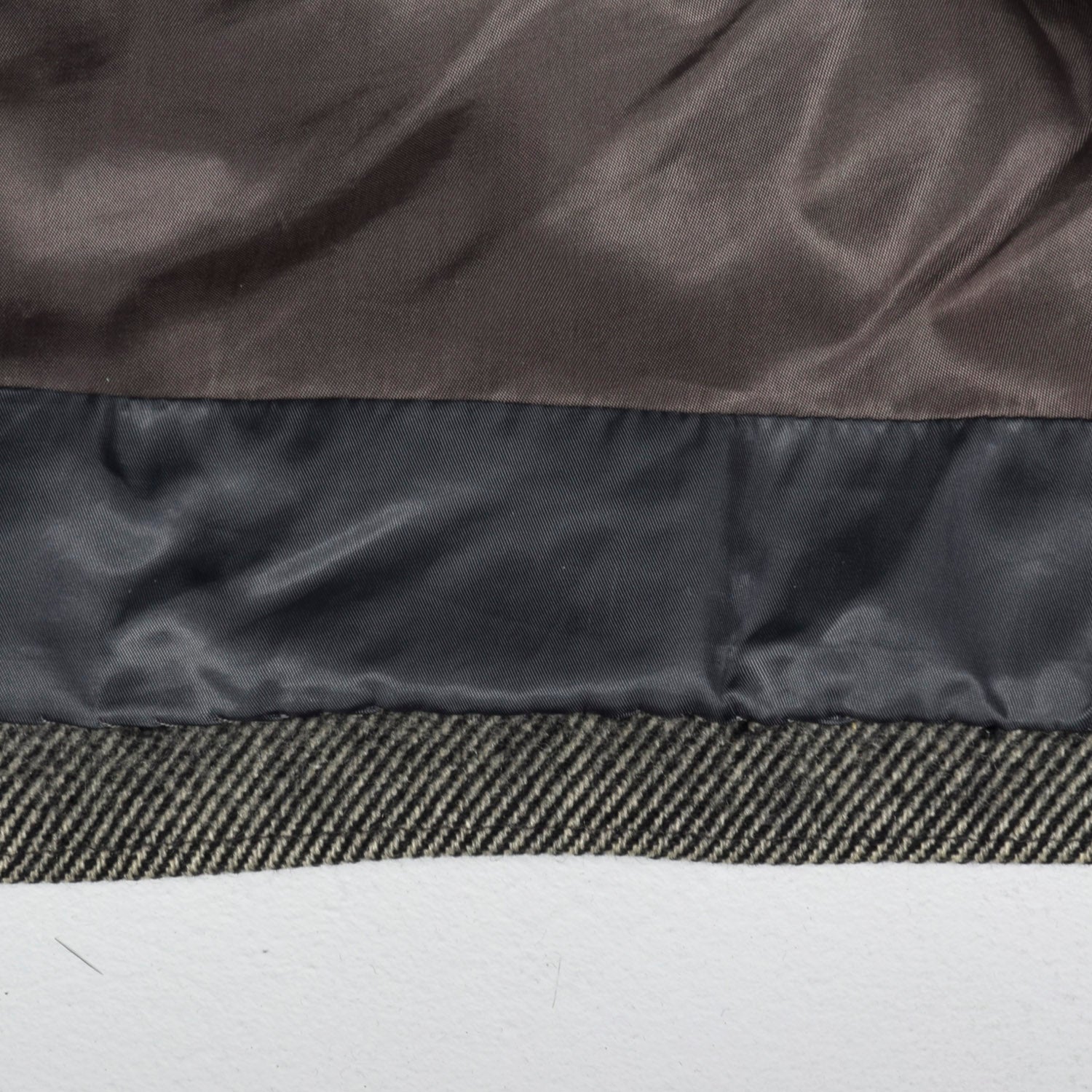 1960s Burberrys Gray Wool Overcoat