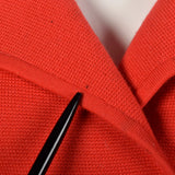 1960s Red Knit Coat