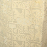 1950s Ivory Brocade Cigarette Pants